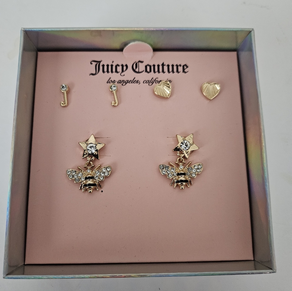 Juicy Couture NIB Earring Set